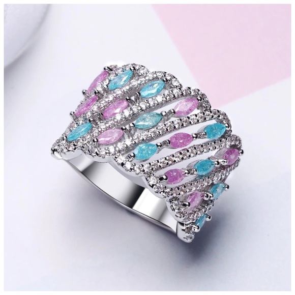 Swarovski Crystals The Maraja Pixie Band Ring - Picture 3 of 5